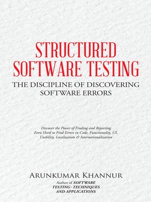 cover image of Structured Software Testing